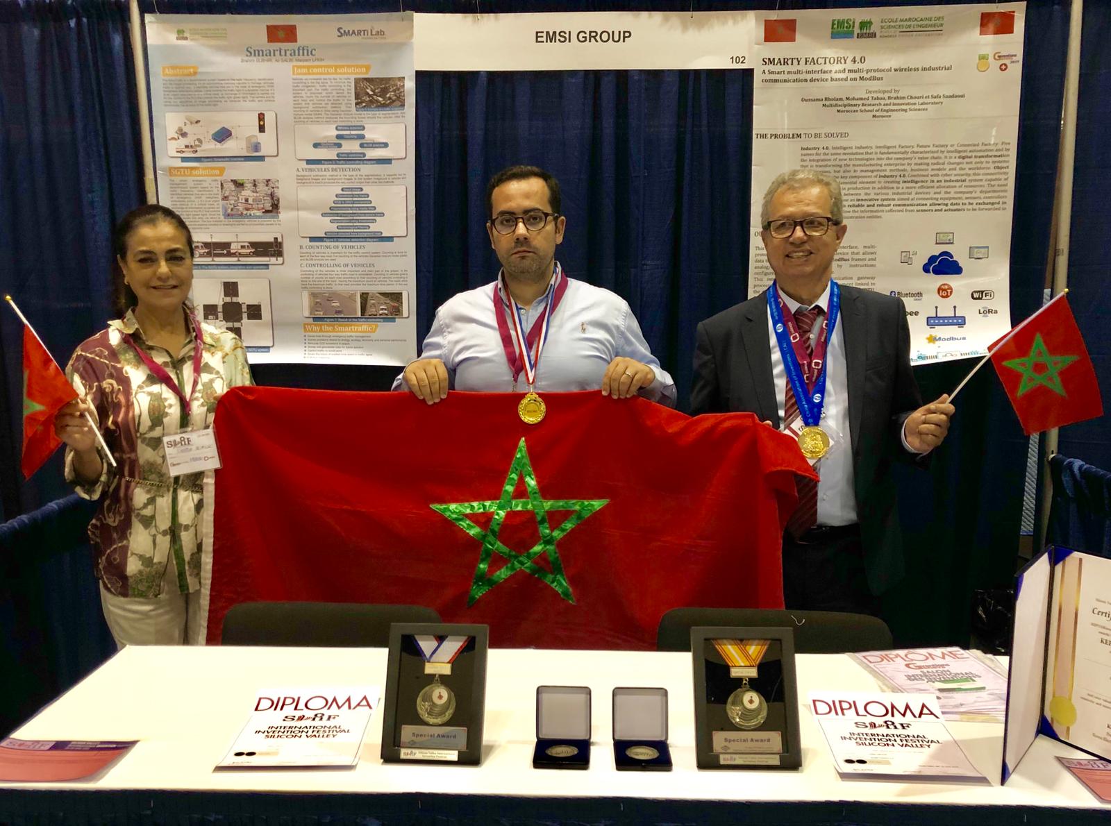 Le Maroc remporte 3 médailles d’argent et 6 distinctions à la Silicon Valley grâce à l’EMSI